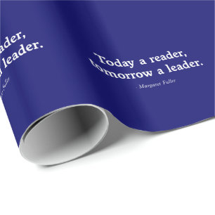 Heute ein Leser, morgen ein Führer Geschenkpapier