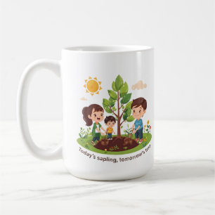 Heute ein Schössling, morgen ein Baum - Tag der Fa Kaffeetasse