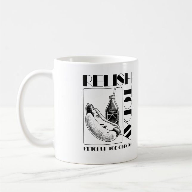Heute entspannen kaffeetasse (Links)
