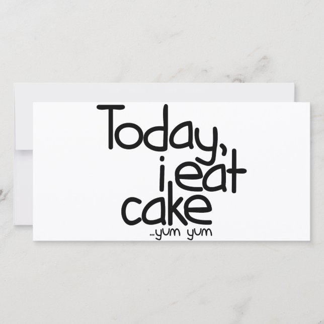 Heute esse ich Kuchen (Geburtstag) (Vorderseite)