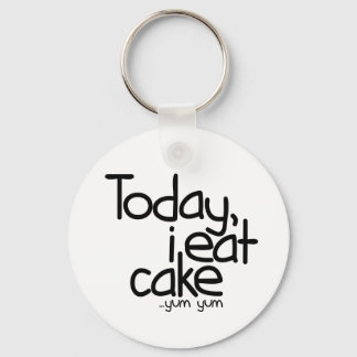 Heute esse ich Kuchen (Geburtstag) Schlüsselanhänger