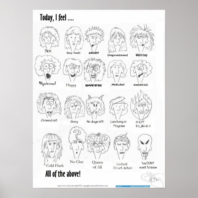 Heute fühle ich mich... poster (Vorne)