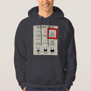 Heute glaube ich chaotisches gutes hoodie