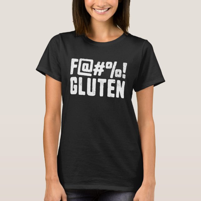 Heute glutenfrei Celiac Disease Awareness Gree T-Shirt (Vorderseite)