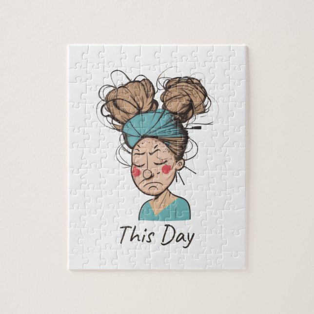 Heute | Habe eine harte Zeit Puzzle (Vertikal)