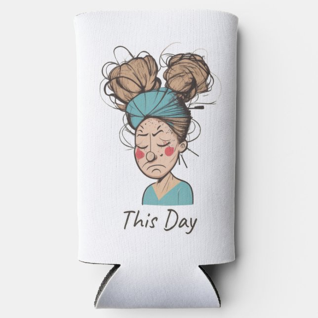 Heute | Habe eine harte Zeit Selters Dosenkühler (Vorderseite)