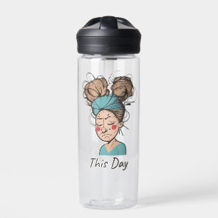 Heute   Habe eine harte Zeit Trinkflasche