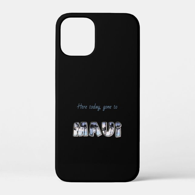 Heute hier, gegangen zu Maui Case-Mate iPhone Case (Rückseite)