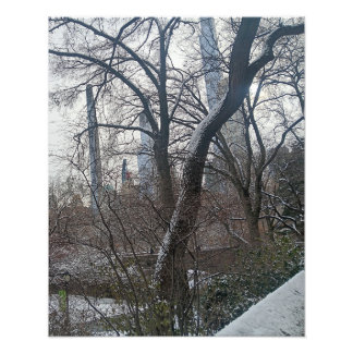 Heute im Central Park in New York City Fotodruck