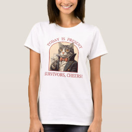Heute ist, Cat Cheers Milk T-Shirt