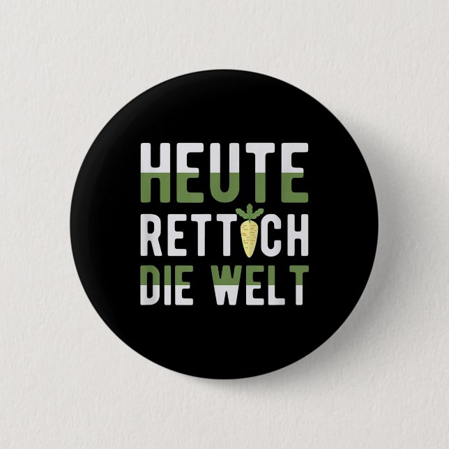 Heute ist das Weltklima ein Thema Button (Vorderseite)