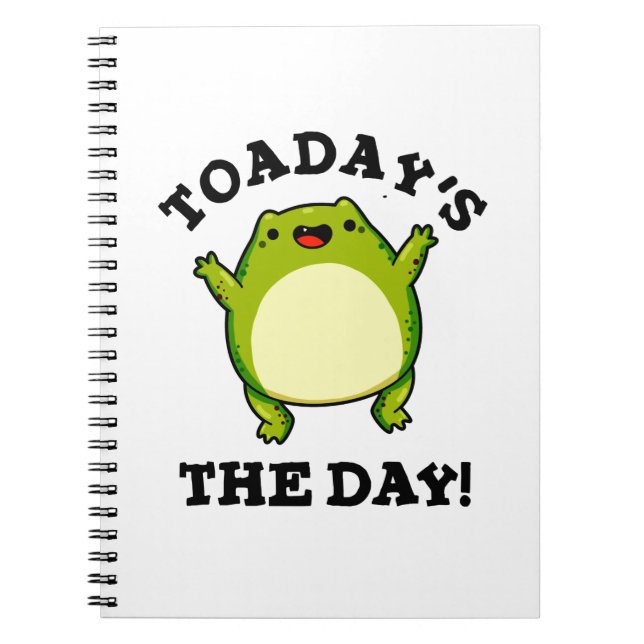 Heute ist der Tag der lustige Toad Puff Notizblock (Vorderseite)