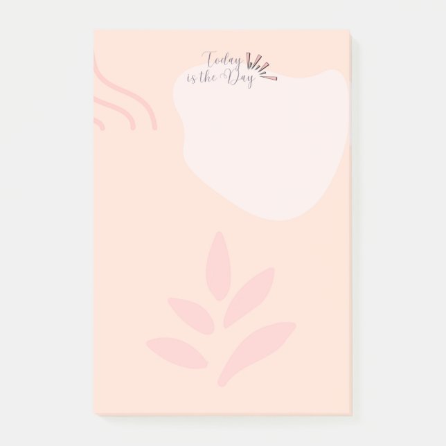 Heute ist der Tag Post-it Klebezettel (Vorderseite)