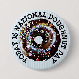 Heute ist die Schaltfläche "National Doughnut Day" Button
