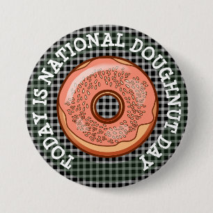 Heute ist die Schaltfläche "National Doughnut Day" Button
