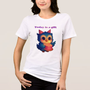 Heute ist ein Geschenk - Dankbarkeit Inspiriert T Tri-Blend Shirt