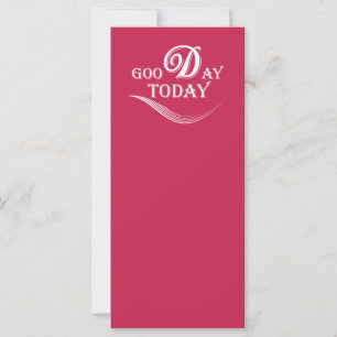 Heute ist ein guter Tag