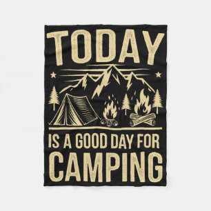 Heute ist ein guter Tag für Campingbekleidung für Fleecedecke