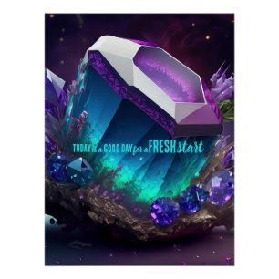 Heute ist ein guter Tag Motivierend Start Poster