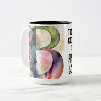 Heute ist ein guter Tag Motivierend Start Zweifarbige Tasse