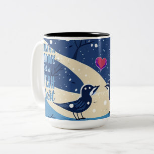 Heute ist ein guter Tag Motivierend Start Zweifarbige Tasse