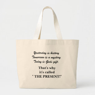 HEUTE IST GOTTES GESCHENKE Tasche