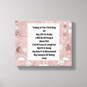 Heute ist leinwanddruck