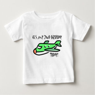 Heute ist mein 2. Geburtstag Baby T-shirt