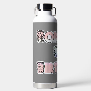 Heute ist mein Geburtstag Aluminium-Wasserflasche Trinkflasche