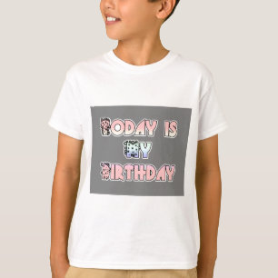 Heute ist mein Geburtstag Baby Pink Art Print T-Shirt