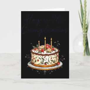 Heute Ist Mein Geburtstag Mit Spanischem Geburtsta Karte