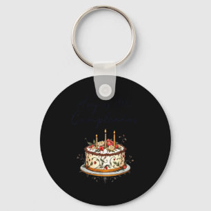 Heute Ist Mein Geburtstag Mit Spanischem Geburtsta Schlüsselanhänger
