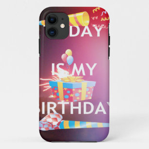 Heute ist meine Geburtstagskunst Print Case-Mate iPhone Hülle