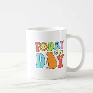 Heute ist Tag des Murmeltieres Lustige Frauen Retr Kaffeetasse