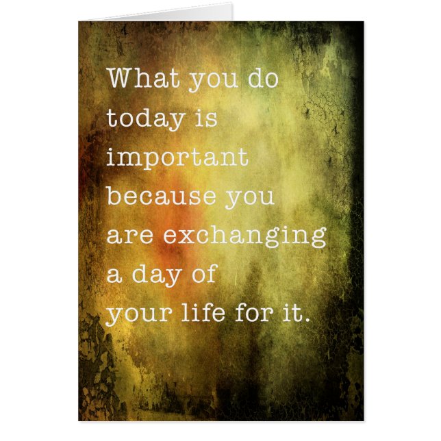 Heute ist wichtig (Vorne)