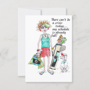 Heute kann es keine Krise geben...Mein Zeitplan is