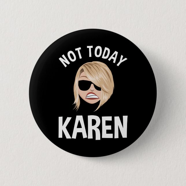 Heute Karen Button (Vorderseite)