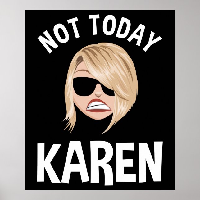 Heute Karen Poster (Vorne)