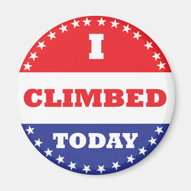 Heute kletterte ich magnet (Vorne)