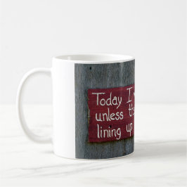 "Heute mache ich mir keine Sorgen" Unterschrift Tasse