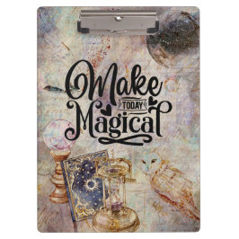 Heute magisch machen klemmbrett