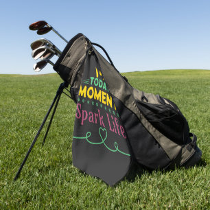 Heute Moment, Leben retten Golfhandtuch