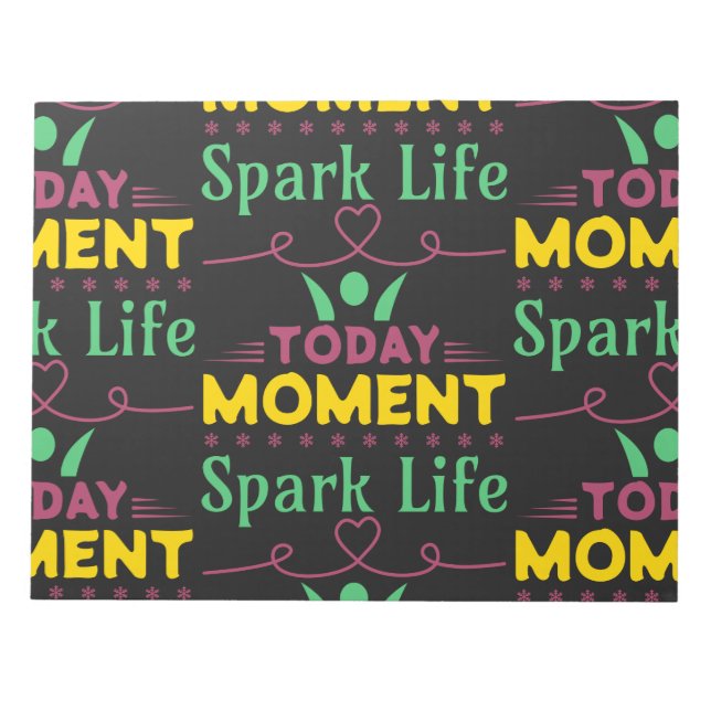 Heute Moment, Leben retten Notizblock (Vorderseite)