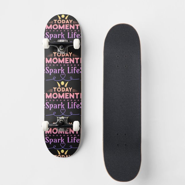 Heute Moment, Leben retten Skateboard (Vorderseite)