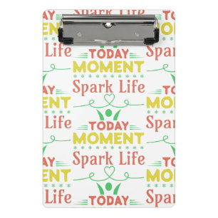 Heute Moment, Spark Life Toto Tasche Mini Klemmbrett