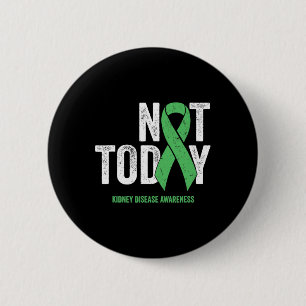 Heute Nierenerkrankung - Das Band "Green Awareness Button