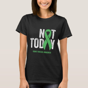 Heute Nierenerkrankung - Das Band "Green Awareness T-Shirt