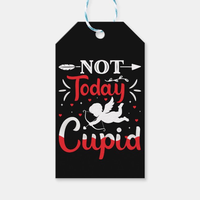 Heute noch nicht am sonnigen Valentinstag Geschenkanhänger (Vorderseite)