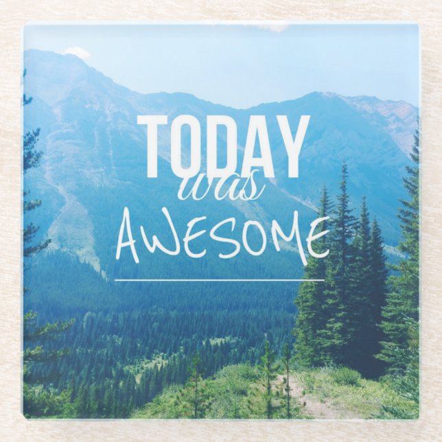 Heute Phantastisch Glasuntersetzer (Vorderseite)