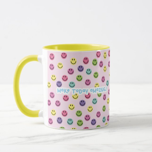 Heute phantastisch machen - Smiley Tasse (Links)